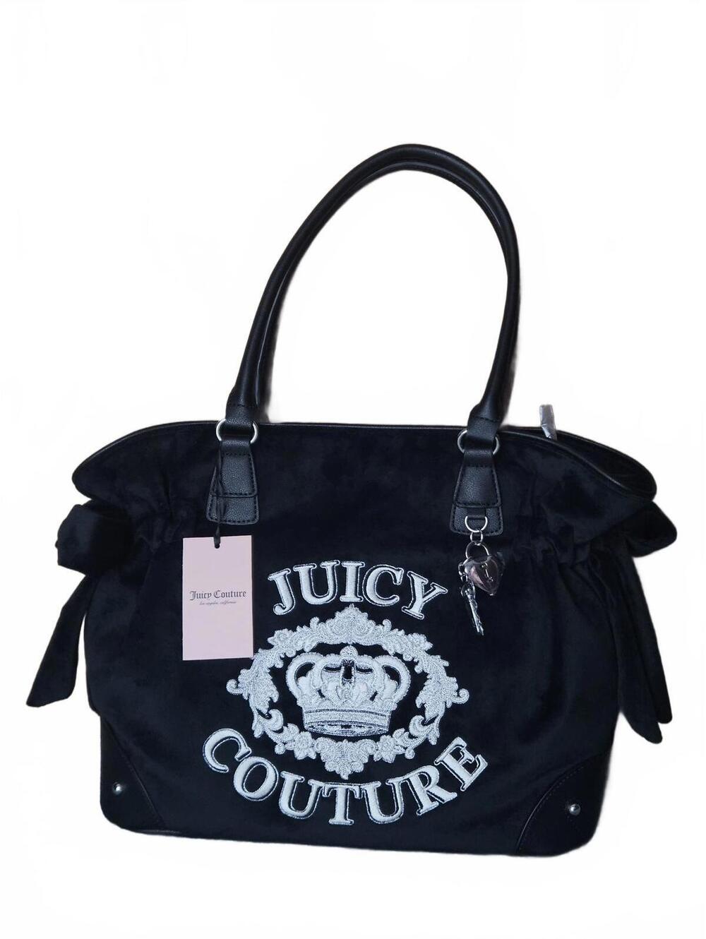 NWT Juicy Couture Falling for Juicy Tote Crown Bag Large Y2K Style Everyday Bag
